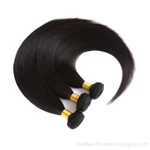 Wholesale Cuticle Align Raw Hair Bundles Human Hair Weave Bundle Hair Vendors Brazilian Cheap Virgin Straight Mink 8-30inch